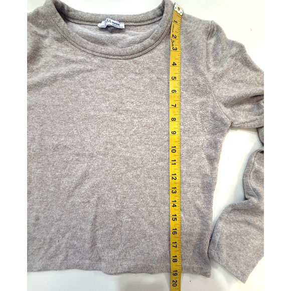 Zara Trafaluc Sweater Womens XS Soft Knit Long Sleeve Pullover Top Cottagecore - Picture 4 of 5